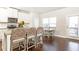 Kitchen breakfast nook with a table and chairs, providing access to the deck at 830 Corsiglia, Marietta, GA 30060