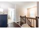 Upstairs hallway with dark hardwood floors and access to bedrooms at 830 Corsiglia, Marietta, GA 30060