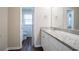 Updated bathroom vanity features granite countertop and modern fixtures at 3002 Arabian Woods Dr, Lithonia, GA 30038