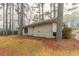 Exterior view of home surrounded by trees at 2405 County Line Sw Rd, Atlanta, GA 30331