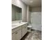 Bathroom features double vanity, bathtub, and shower at 6615 Bluffview Dr, Douglasville, GA 30134