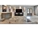 Finished basement offering a home theater and ample space at 6770 Cadence Blvd, Atlanta, GA 30328