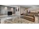 Open concept basement features a wet bar and comfortable lounging area at 6770 Cadence Blvd, Atlanta, GA 30328