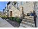 Elegant stone steps leading to the entrance of a townhome at 6770 Cadence Blvd, Atlanta, GA 30328