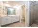 Bathroom with double vanity and a separate toilet area at 1247 Sunny Lake Dr, Lawrenceville, GA 30043