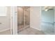 Modern bathroom with a large walk-in shower at 1247 Sunny Lake Dr, Lawrenceville, GA 30043