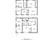 Two-story home floor plan; main floor and basement at 3164 Delmar Nw Ln, Atlanta, GA 30311