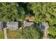 Aerial view showcasing the house's location and surrounding neighborhood at 1626 Kenmore Sw St, Atlanta, GA 30311