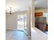 Dining area with access to backyard and kitchen at 4002 Cheoah Dr, Douglasville, GA 30135