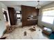 Small dining area with vinyl flooring and kitchen access at 1783 Nicole Ln, Lithonia, GA 30058