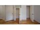 Bedroom with hardwood floors and closets at 1098 Jefferson Ave, East Point, GA 30344