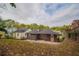 Slightly elevated view of the back of the house and yard at 1098 Jefferson Ave, East Point, GA 30344