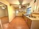 Kitchen with tiled floor, white cabinets, and appliances at 891 Daniell Se Dr, Smyrna, GA 30080