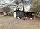 Wooden storage shed in backyard at 891 Daniell Se Dr, Smyrna, GA 30080