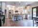 Modern kitchen with stainless steel appliances, granite countertops, and an island at 121 Treeline Trl, Canton, GA 30115