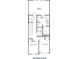 Second floor plan featuring Primary bedroom, two additional bedrooms, and bathrooms at 2804 Lillian Ln, Douglasville, GA 30135