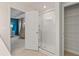 Bathroom with shower and linen closet at 451 Payne Dr, Mcdonough, GA 30253