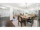 Elegant dining room with hardwood floors and access to the kitchen at 380 Atwood Nw Dr, Marietta, GA 30064