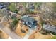 Aerial view of a home showcasing its design and landscaping at 4840 Northway Dr, Atlanta, GA 30342