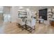 Modern dining area with glass table and white chairs at 4840 Northway Dr, Atlanta, GA 30342