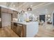 Open concept kitchen with island and white quartz countertops at 4840 Northway Dr, Atlanta, GA 30342