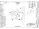 Plot map showing the location of the house on the property at 4840 Northway Dr, Atlanta, GA 30342