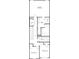 Floor plan of the second floor including Primary bedroom, bath and two additional bedrooms at 2808 Lillian Ln, Douglasville, GA 30135