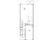Layout of the first floor shows Gathering room, kitchen, garage and patio at 2808 Lillian Ln, Douglasville, GA 30135