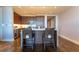 Open kitchen with breakfast bar and modern appliances at 3630 Peachtree Ne Rd # 2706, Atlanta, GA 30326