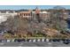 Aerial view of town square, showing its layout and landscaping at 1401 Walcutts Nw Way, Marietta, GA 30064