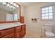 Clean bathroom with a large vanity and toilet at 1401 Walcutts Nw Way, Marietta, GA 30064