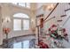 Bright entryway with marble floors, double doors and staircase at 1401 Walcutts Nw Way, Marietta, GA 30064