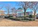 White gazebo with green roof nestled in a park-like setting at 1401 Walcutts Nw Way, Marietta, GA 30064