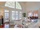 Spacious living room with large windows, hardwood floors and white sofas at 1401 Walcutts Nw Way, Marietta, GA 30064