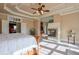 Main bedroom with fireplace and king-size bed at 1401 Walcutts Nw Way, Marietta, GA 30064