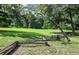 Open grassy field with split-rail fence at 1401 Walcutts Nw Way, Marietta, GA 30064