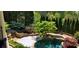 Expansive pool and beautifully landscaped backyard at 1401 Walcutts Nw Way, Marietta, GA 30064
