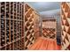 Custom wine cellar with extensive wooden racking and storage at 1401 Walcutts Nw Way, Marietta, GA 30064