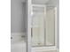 Bathroom with a glass-enclosed shower and separate soaking tub at 3044 Lauren Parc Rd, Decatur, GA 30032