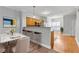 Features a kitchen with breakfast bar and a dining area with seating at 3044 Lauren Parc Rd, Decatur, GA 30032