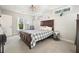 Finished basement bedroom with double bed and ample space at 159 Geneva Rd, Canton, GA 30114