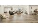 Open floor plan basement with a large sectional sofa at 159 Geneva Rd, Canton, GA 30114