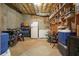 Finished basement offers versatile storage with shelving and space for bikes at 159 Geneva Rd, Canton, GA 30114