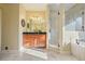 Bathroom with double vanity and granite countertops at 159 Geneva Rd, Canton, GA 30114