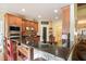 Spacious kitchen featuring granite countertops and custom cabinetry at 159 Geneva Rd, Canton, GA 30114