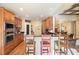 Open kitchen with breakfast bar and hardwood floors at 159 Geneva Rd, Canton, GA 30114