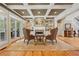 Bright and airy living room with hardwood floors, fireplace and French doors at 3745 Homestead Ridge Dr, Cumming, GA 30041