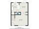 Two-story floor plan, 890 sq ft, kitchen and living room on first floor at 6940 Roswell Rd # 16B, Atlanta, GA 30328