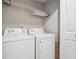 Convenient laundry room with washer and dryer at 218 Cynthia Ct, Dallas, GA 30157