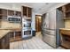 Stainless steel appliances and wood cabinets in this kitchen at 1875 Abbie Ln, Jonesboro, GA 30236